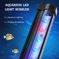 1-8W Aquarium lumière barboteur Submersible Fish Tank lumière avec trou de bulle d'air