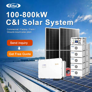 Sistema de Almacenamiento de Energía Solar Híbrido Personalizado de 80 kVA, 100 kVA, 150 kVA, 200 kVA, 250 kVA, 1000 V, 50/60 Hz, Trifásico para Techos Comerciales - Product Image 1