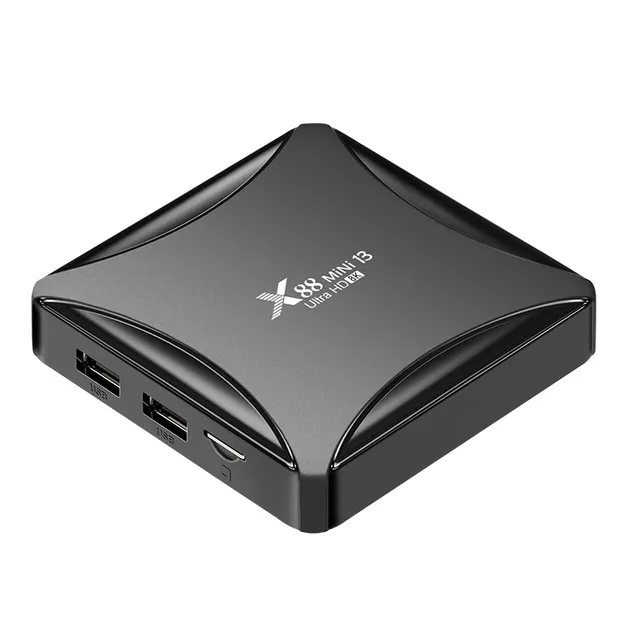 High Quality X88 Mini 13 4K Android TV Box 13.0 RK3528 2GB 16GB 2.4G&5G WiFi Media Player IPTV Set Top Box