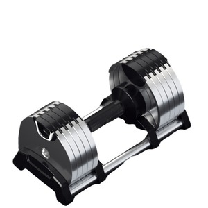 Mancuernas Ajustables Tezewa para Hombre, Completamente de Acero, Electrochapadas, para Ejercicio en Casa, Culturismo, 15 Niveles de Peso Ajustable, Venta al por Mayor - Product Image 5
