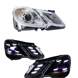 <span class=keywords><strong>DLW</strong></span> LED-Scheinwerfer-Set für Mercedes Benz E-Klasse W212 2010-2013 Upgrade DRL Blinker Dual-Beam-Projektorlampe - Product Image 1