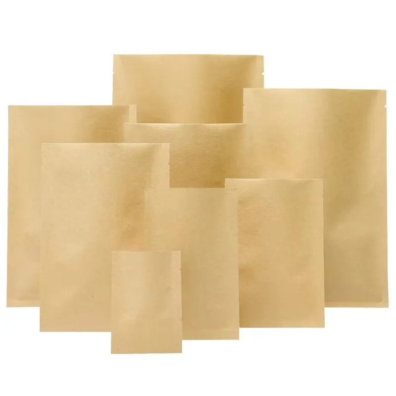ที่กำหนดเองพิมพ์3ด้านถุงประทับตรากระดาษถุงบรรจุภัณฑ์อาหารถุง Mylar ขนาดเล็กยาซองสำหรับดอกไม้เมล็ดผง