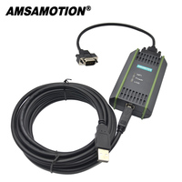 Cable de Programación USB-MPI Aislado para PLC Siemens S7-200 300 400, Adaptador 6ES7 972-0CB20-0XA0, Cable de Cobre con Aislamiento de PVC