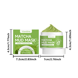 มาส์กหน้าโคลนมัทฉะทำความสะอาดผิวอย่างอ่อนโยนชุ่มชื้นและใส่ใจมาสก์โคลนสเมียร์สดชื่น - Product Image 6