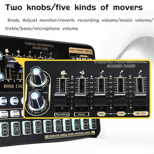 BM800-مجموعة ميكروفون مكثف, مجموعة ميكروفون مكثف وبطاقات صوت احترافية للكمبيوتر V10 X Pro لبث مباشر للبث المباشر للستوديو وبطاقات صوت USB - Product Image 5