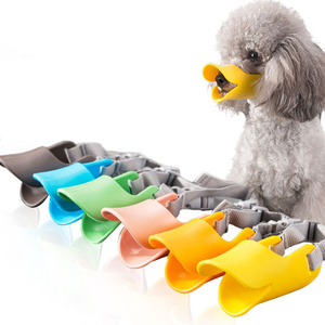 Bozal <span class=keywords><strong>de</strong></span> perro para morder ladridos, mascota en forma <span class=keywords><strong>de</strong></span> <span class=keywords><strong>pato</strong></span>, TPR bozal <span class=keywords><strong>de</strong></span> perro, máscara cómoda antimordida, bozal <span class=keywords><strong>de</strong></span> perro ajustable - Product Image 1