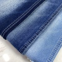 Tissu denim rigide multi-brins Dobby EW0012, largeur 190 cm, 10 OZ, tissage spécial, non extensible.