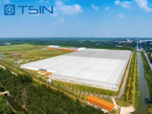 Hangar en acier préfabriqué moderne et efficace de conception industrielle Q235/Q345 avec garantie de 2 ans et conception de modèle <span class=keywords><strong>3D</strong></span> par Tsin - Product Image 2