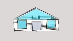 Plan de conception de maison moderne 3D