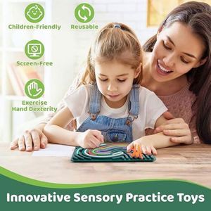 Tablero de Actividades Sensoriales de Silicona sin BPA con Logotipo Personalizado, Juguete Sensorial para Niños y Adultos, Juguete Educativo para Viajes, para el TDAH/TSI, 3+ - Product Image 2