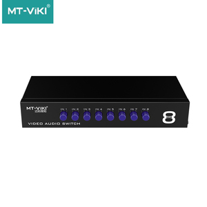 Commutateur audio-vidéo AV RCA professionnel, <span class=keywords><strong>8</strong></span> entrées 1 sortie, pour moniteurs - Product Image 2