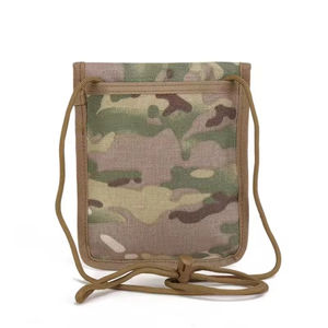 Durable Nylon Tactical <b>Document</b> Pouch Multipurpose ID Card <b>Holder</b> with Adjustable Neck Strap for Outdoor & <b>Travel</b> Use - Product Image 2