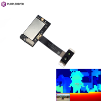 Sensor Lidar DToF Kelas 1 Aman untuk Mata, Modul Sensor LiDAR 3D 0.2-25m 10fps, Penginderaan Hambatan Presisi Tinggi untuk Navigasi Robot