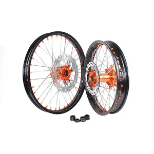 Велосипед-внедорожник 125 250 450 sxf KTM, мотоциклетные литые диски с черными оранжевыми ступицами