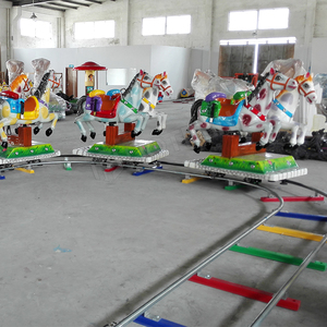 Pequeño Tren Eléctrico Parque de atracciones Paseo Mini tren de pista Paseos justos para niños tren para niños a la venta - Product Image 4