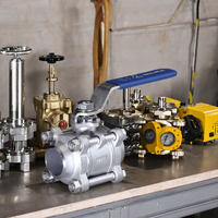 Robinet à bille manuel en acier inoxydable SS316, raccord NPT, joint en PTFE, pression de fonctionnement 1000 PSI, OEM L.Y.C. BT-3AK Max 2"