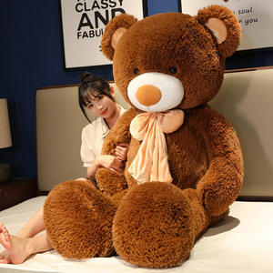 Orsacchiotto <span class=keywords><strong>Gigante</strong></span> <span class=keywords><strong>di</strong></span> <span class=keywords><strong>Peluche</strong></span> Morbido con Fiocco, Regalo per Bambini e Adulti, Decorazione per la Casa - Product Image 1
