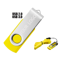 Jaster-clé usb pivotante personnalisée en métal, support à mémoire de 4gb 8gb, lecteur Flash à sublimation, haute qualité