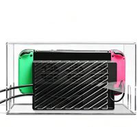 Housse anti-poussière en acrylique pour station de charge Nintendo Switch, boîtier de protection anti-poussière pour station de charge de jeu, pour bureau