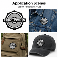 Patch brodé personnalisé avec logo Clarinette, fabrication de badges pour instruments à vent, pour uniformes d'orchestre, vêtements et sacs musicaux