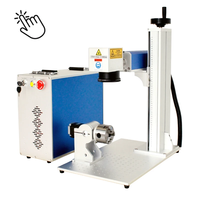 Nouvelle machine de marquage laser à fibre portable et rotative 20W 30W 50W 60W 100W pour tasses en acier inoxydable, compatible CNC, écologique, prend en charge DXF/PLT