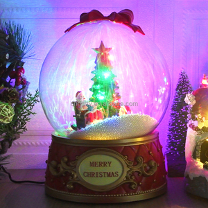 Adorno Navideño de Resina LED con Molino de Viento, Función Giratoria, Música, Casa de Jengibre, Ecológico, Duradero, Decoración al por Mayor de Fábrica - Product Image 4