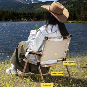 Chaise de camping, pique-nique, pêche, jardin, plage moderne, <span class=keywords><strong>ultra</strong></span>-légère, portable, en fer et tissu Oxford, pliable facilement - Product Image 2