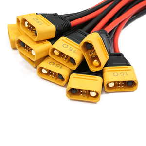 Connettore Maschio AS150U con Protezione Antiscintilla, Spina Maschio 15Ω con Cavo 8AWG 300mm per Batterie Lipo 6S 12S - Product Image 3