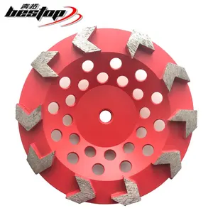 D180mm Arrow Segment Diamond Grinding Wheel For Concrete