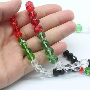 Cuentas de Palestina al por Mayor, 33 Piezas, Color Rojo, Verde, Blanco y Negro, para Regalo - Product Image 4