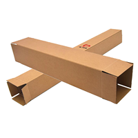 Boîte en carton LED personnalisée, tube extra long, emballage en carton long et fin, boîte d'expédition pour envoi express
