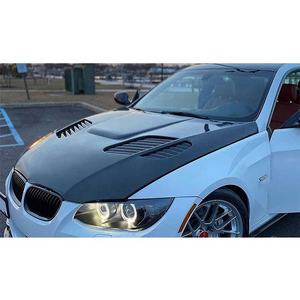 Piezas automotrices capó negro Bodykit fibra de carbono GTR motor capó rejillas de ventilación para 2007 M3 E90 E92 E93 2008 <span class=keywords><strong>335i</strong></span> 2013- - Product Image 6