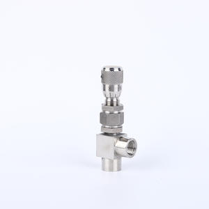 Высокоточный гидравлический клапан Yanye из нержавеющей стали для КПГ, угловой, с мелкоточечной регулировкой, с внутренней резьбой и шкалой - Product Image 3