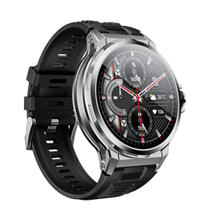 นาฬิกาสมาร์ทวอทช์ SK43 AMOLED ระบบแอนดรอยด์ สำหรับโทรออก ชาร์จแม่เหล็ก กันน้ำ IP68 ฟิตเนสแทรคเกอร์ สมาร์ทวอทช์สำหรับผู้ชาย - Product Image 4