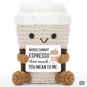 Muñeco de peluche tejido a mano transfronterizo, con temática de patata, pingüino y guisante, para apoyo emocional y energía positiva, regalo y adorno de escritorio - Product Image 1