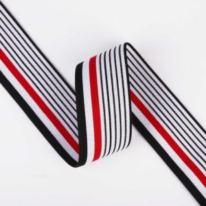 Banda Elástica Jacquard con Diseño de Rayas Multicolores Disponible al por Mayor <span class=keywords><strong>en</strong></span> Línea para Ropa Interior y Prendas de Vestir - Product Image 4
