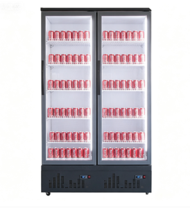 Enfriador Vertical de Doble Puerta de Vidrio de Alta Eficiencia y Enfriamiento Rápido, Refrigerador de Bebidas y Cerveza con Enfriamiento por Aire, Enfriador Energéticamente Eficiente para Restaurantes - Product Image 4