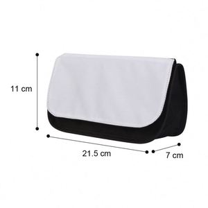 Nouvelle trousse de maquillage imperméable à deux couches en polyester avec impression personnalisée par sublimation, sac de voyage pour cosmétiques, sac cadeau - Product Image 2