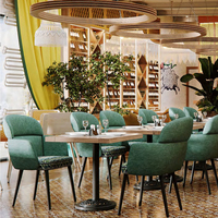 Ensembles de meubles pour projet de restaurant moderne et personnalisé Tables et chaises de restaurant de luxe chic Ensemble pour cafés et restaurants