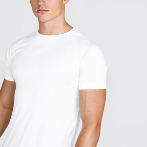 Quick Dry Moisture Wicking Running Workout Short Sleeve Men Gym T shirt High Quality Wholesale Custom Logo Men Gym T Shirts - Product Image 2