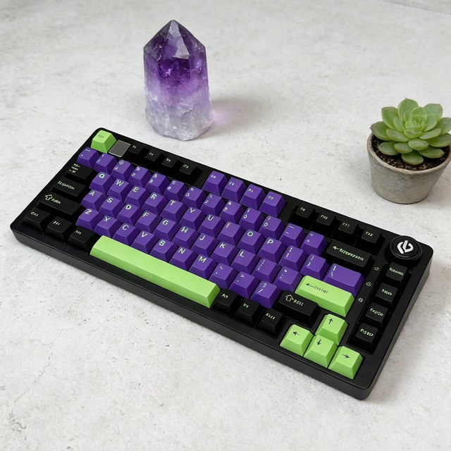 HI75C Wired Mechanical Keyboard Hot-Swap RGB Gasket Aluminum Alloy E-sports Gaming Office Keyboard