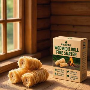 Wood Wool Fire Starter Natural Firelighters Ignite Instantly and Odourless for <strong>BBQ</strong>/Pizza Oven/<strong>Chimney</strong> (Indoor &amp; Outdoor) - Product Image 4