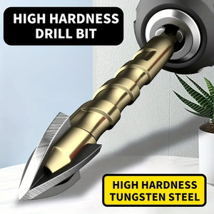 Guest Quality Multipurpose <b>Drill</b> <b>Bits</b> 3-12 Mm Hex Shank TiCN Coated For Glass Ceramic Tile <b>Wood</b> Metal Plastic - Product Image 2