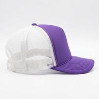 Casquette Trucker X&K personnalisée avec impression 3D en relief, design haute performance, devant en mousse, logo personnalisé, 5 panneaux, conception sans couture, maille respirante