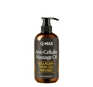 Q-MAX Huile <span class=keywords><strong>Essentielle</strong></span> <span class=keywords><strong>Pure</strong></span> <span class=keywords><strong>Anti</strong></span>-<span class=keywords><strong>Cellulite</strong></span> Raffermissante Lotion Corporelle Jasmin Camélia Hydratant 100% Pur à Base de Plantes pour Cuisses et Hanches, Adapté à Tous - Product Image 1