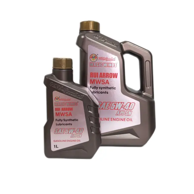 1L 4L 5W40 SN Wholesale Cheap Price Fully Synthetic lubricants gasoline Engine Oil Manufactured Oil for cars