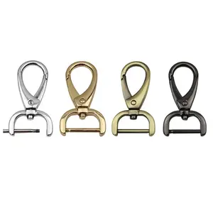 hot selling Detachable Snap Hook Swivel Clasp with Screw Bar Bag Strap Hardware Replacement