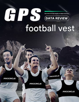 Gilet de suivi GPS ProCircle pour l'entraînement au football, gilet de positionnement portable avec application pour la surveillance des données