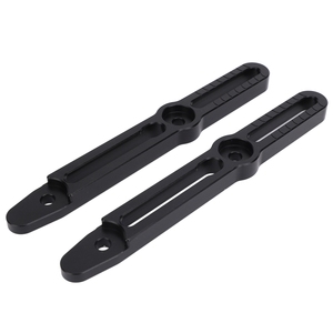 Kit de soporte para ajustadores de parabrisas, aluminio, reduce el ruido, repuesto para Suzuki <span class=keywords><strong>V</strong></span> <span class=keywords><strong>Strom</strong></span> 800DE DL800 <span class=keywords><strong>2022</strong></span> a 2024, color negro - Product Image 2