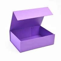 Boîte à bijoux de luxe avec poignée magnétique, sur mesure, pour mariage et Noël, avec doublure en satin et couvercle rabattable